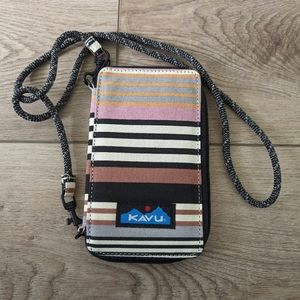 Kavu Go Time Bi-fold crossbody wallet with rope strap